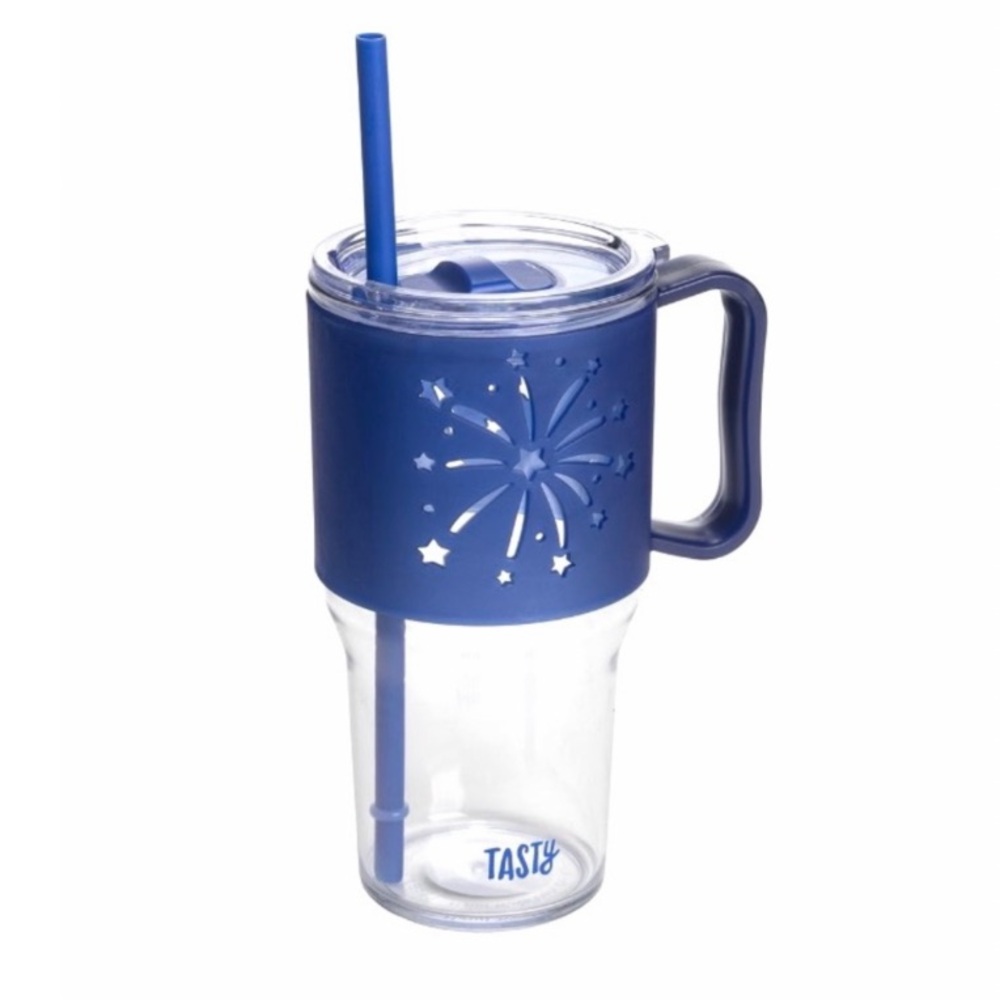 Tumbler with Glow In The Dark Handle